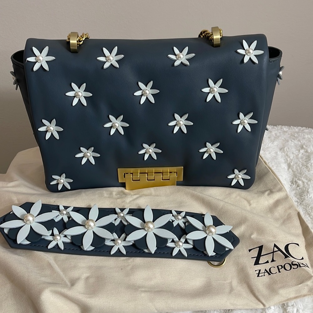 Zac Zac Posen Eartha Teal handbag